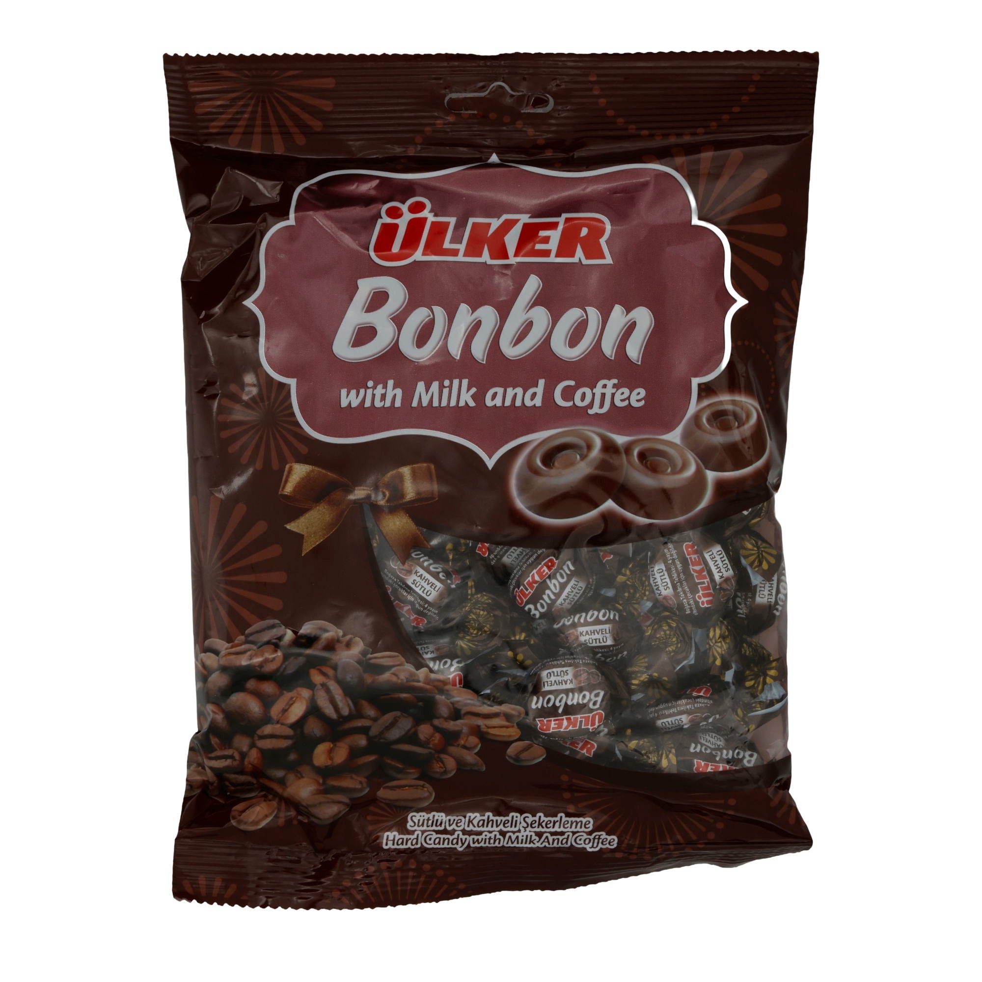 Bonbons Ülker | Milch und Kaffee | Cremig, für Kaffeeliebhaber | 225 g UELKER